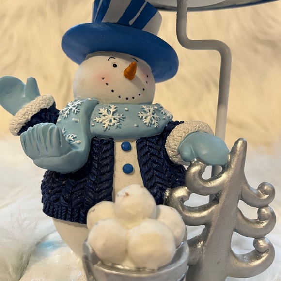 Christmas Decoration: Snowman Tea Light - Picture 5 of 6